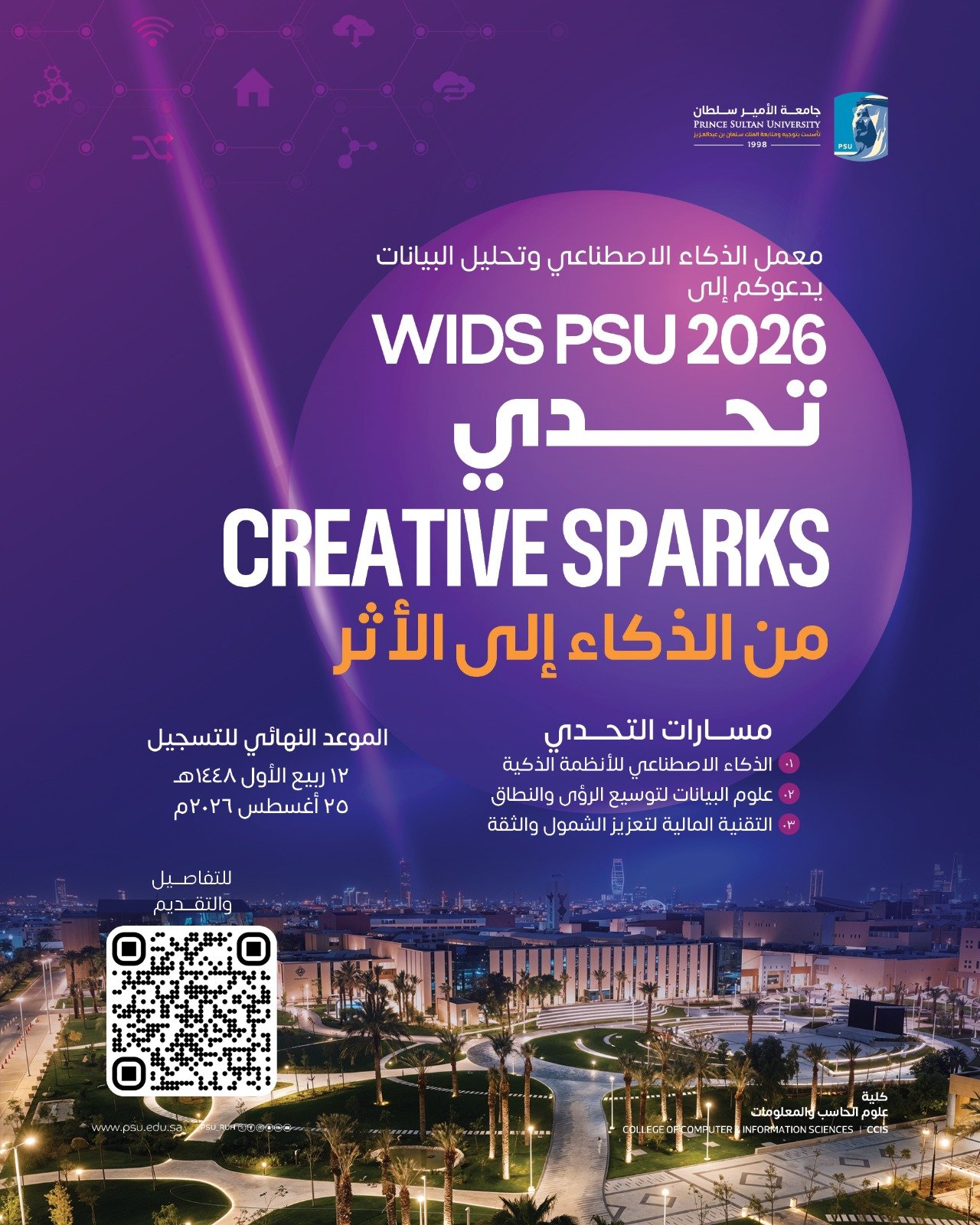 Creative Sparks Challenge Arabic Flyer